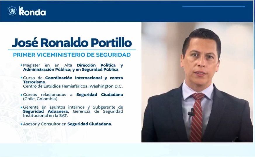 José Ronaldo Portillo es nombrado primer viceministro de Seguridad del Ministerio de Gobernación
