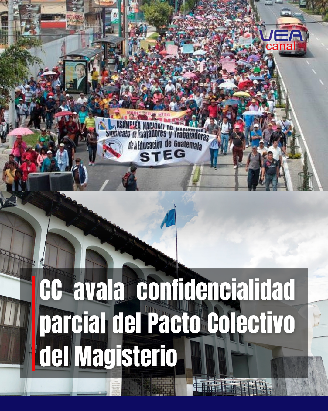 CC avala confidencialidad parcial del Pacto Colectivo del Magisterio