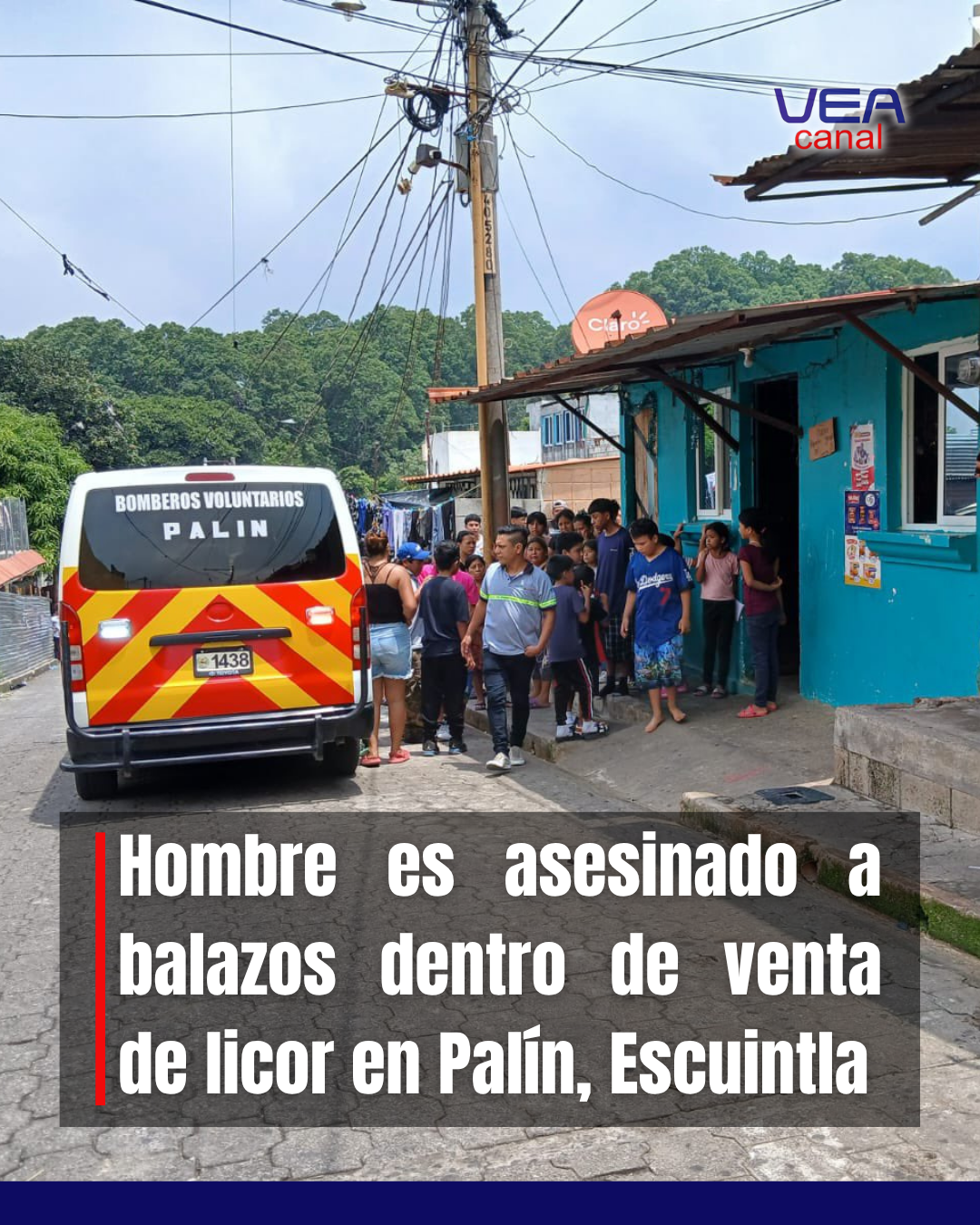 Hombre es asesinado a balazos dentro de venta de licor en Palín, Escuintla