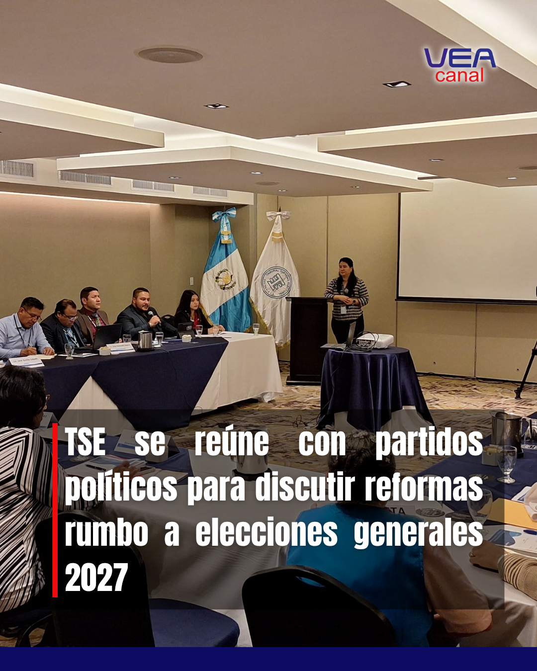 TSE se reúne con partidos políticos para discutir reformas rumbo a elecciones generales 2027