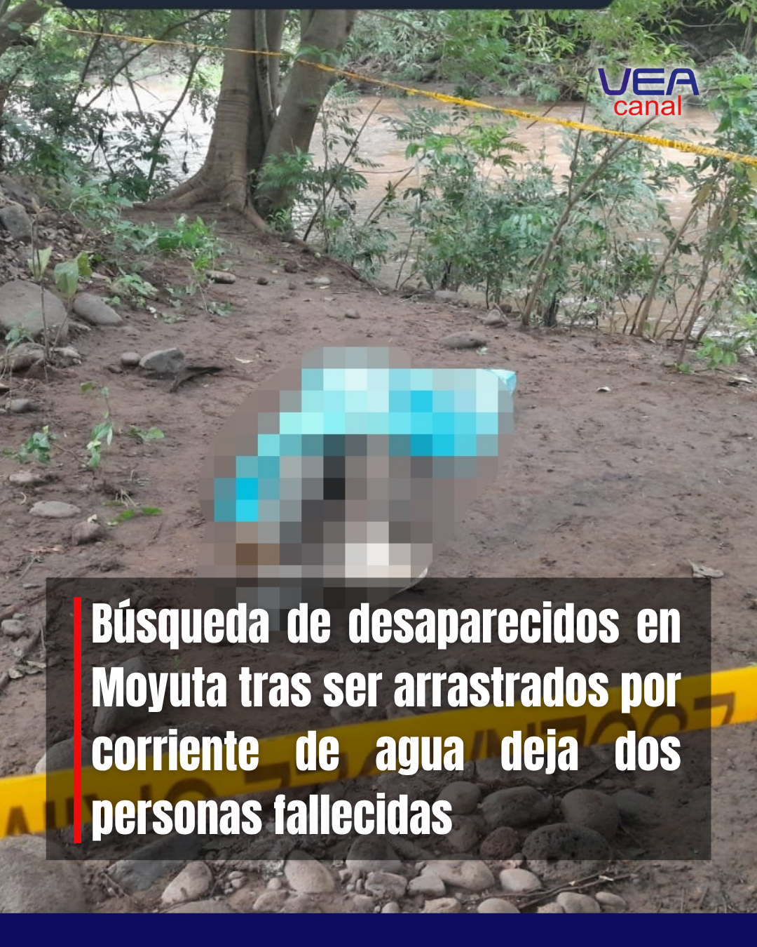 Búsqueda de desaparecidos en Moyuta tras ser arrastrados por corriente de agua deja dos personas fallecidas