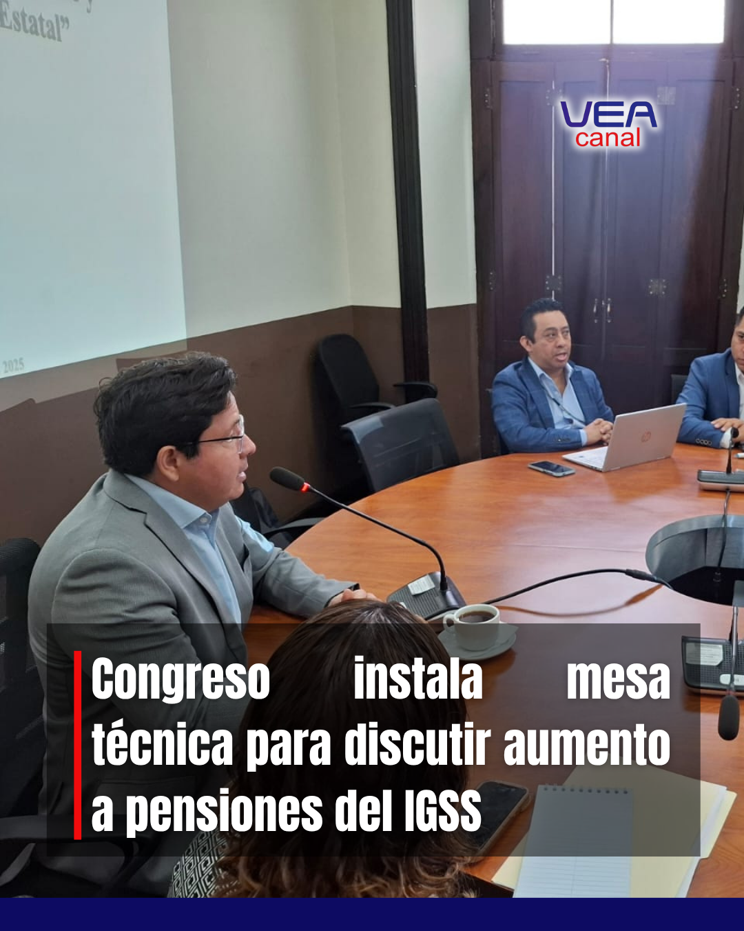 Congreso instala mesa técnica para discutir aumento a pensiones del IGSS