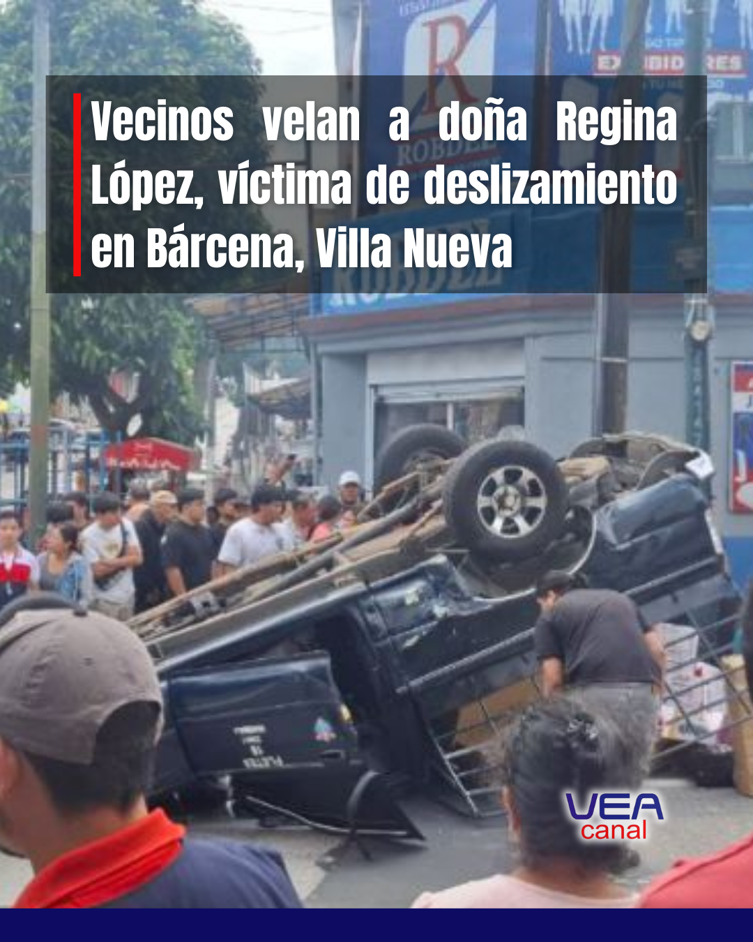 Pickup vuelca en zona 1 y deja cuatro heridos