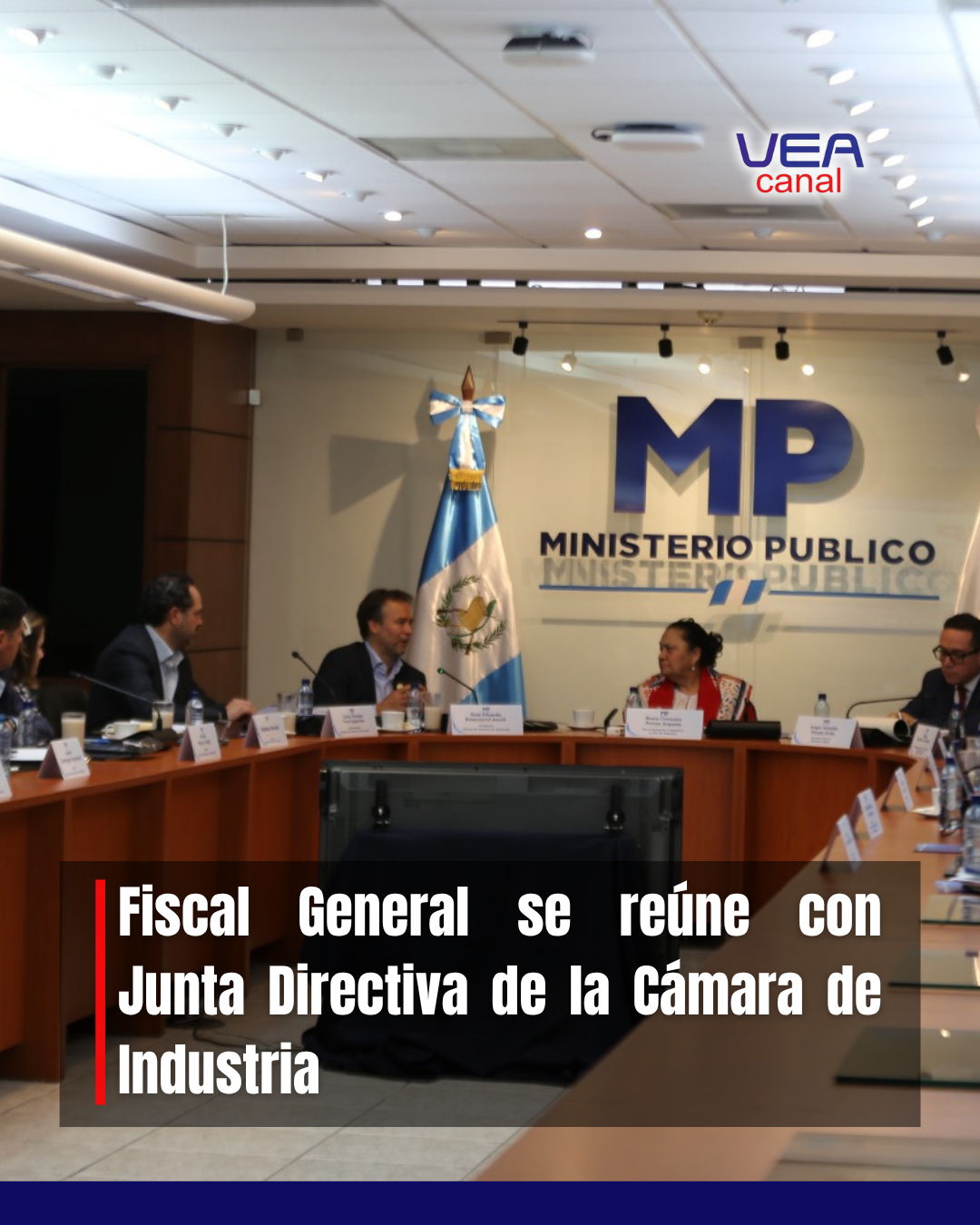 Fiscal General se reúne con Junta Directiva de la Cámara de Industria