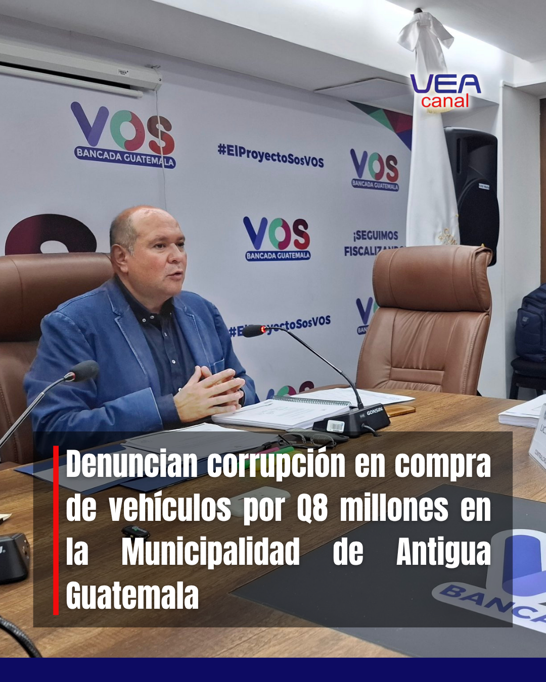Denuncian corrupción en compra de vehículos por Q8 millones en la Municipalidad de Antigua Guatemala