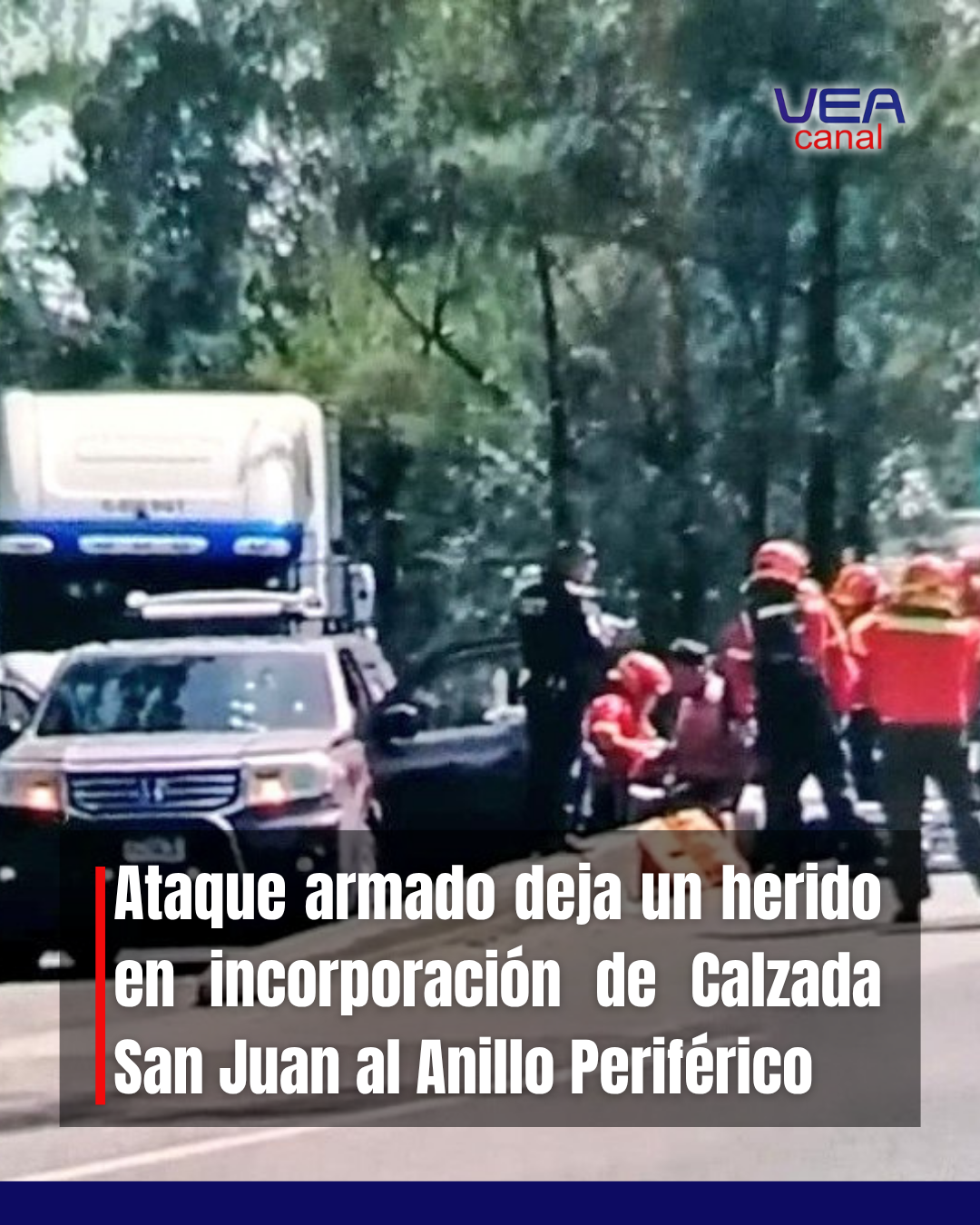 Ataque armado deja un herido en incorporación de Calzada San Juan al Anillo Periférico